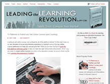Tablet Screenshot of learningrevolution.net